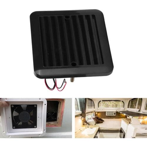 Air Vent Fan Side with Motor 7 Blades Strong Wind Type Accessories for RV Motorhome Camper Yacht Kitchen Ventilation
