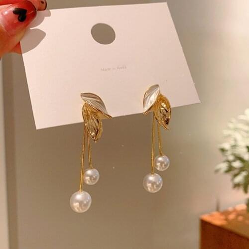 2021 New Arrival Fashion Earrings Zeojrlly Metal Trendy Water Drop Women Dangle Earrings Long Pendant Female Elegant Jewelry