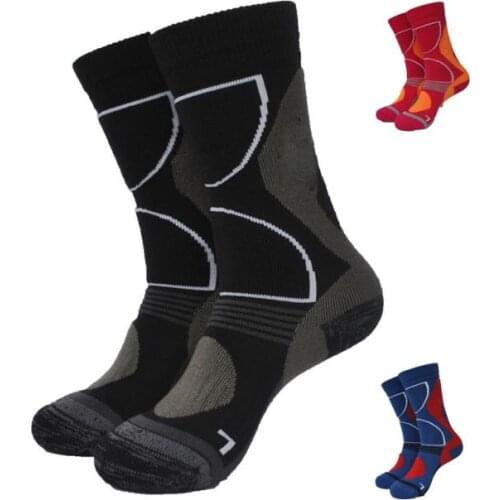 OUT-185 Winter Super Thick Merino Wool Thickening Boneless Full Terry Heavy Hiking Socks Warm Socks Mens Socks