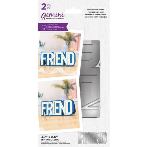 2021 AliliArts Metal Cutting Dies Letter FRIEND diy Scrapbooking Photo Album Decorative Embossing PaperCard Crafts Die