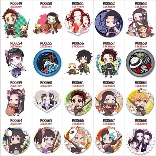 30pcs/lot Japan Cartoon Resin Flat Back for Hair Bows Planar Crafts for DIY Decoration