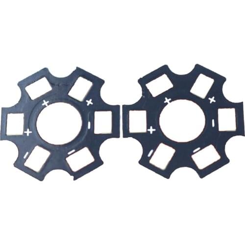 50pcs 1w /3w /5w Watt LED Heat Sink Aluminum Base Plate 20 mm LED PCB board Substrate DIY high quality star heatsink High Power