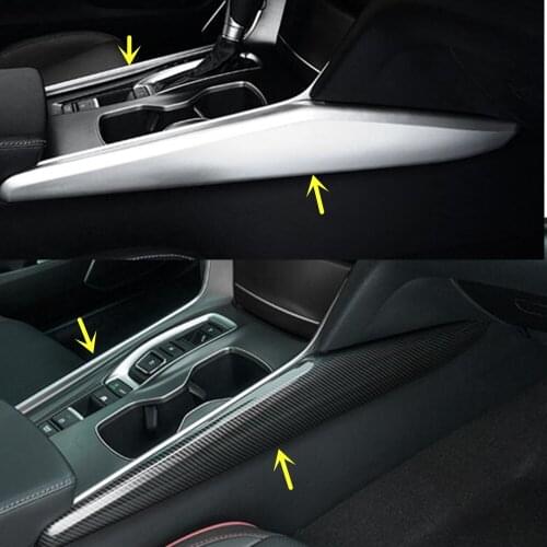 For Honda Accord Sedan 10th 2018 2019 2020 2021 Car Front Shift Knob Air Conditioning Centre Control Center Gear Trim Side Stick