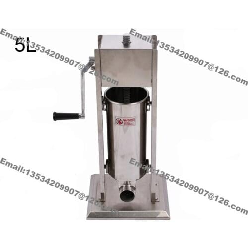 Free Shipping 5L Stainless Steel Manual Vertiacal Churro Machine Maker