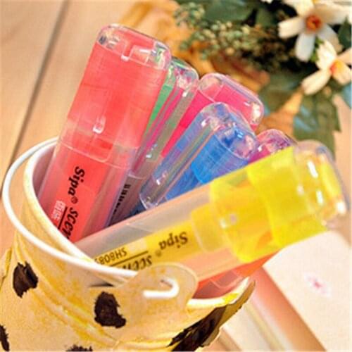 D405, Japanese and Korean creative stationery color sweet candy and color fluorescent pen Stationery office supplies for student
