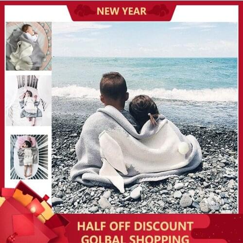 Baby Blanket Knit Blanket Sprouting Rabbit Wool Quilt Baby Blankets Newborn Winter Suitable 0-2 Year Old
