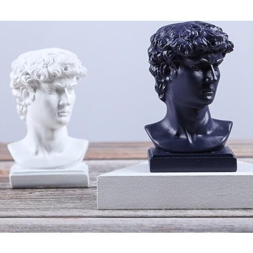 Durable Resin Statue Resin Toothpick Holder Pen Holder Desktop Decor For Store Toothpicks Cotton Swabs