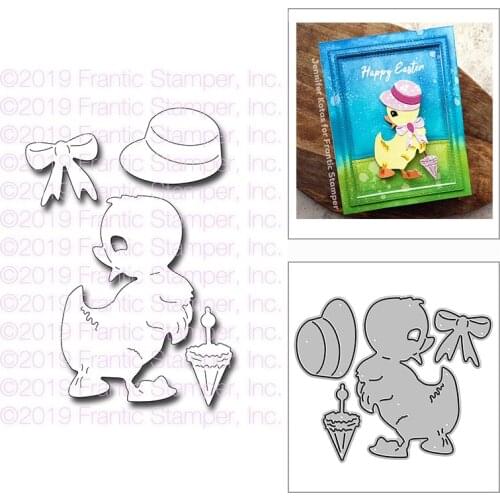 New Vintage Duckling Craft Embossing Mold 2021 Metal Cutting Dies for DIY Decorative Scrapbooking Album Card Making No Stamps