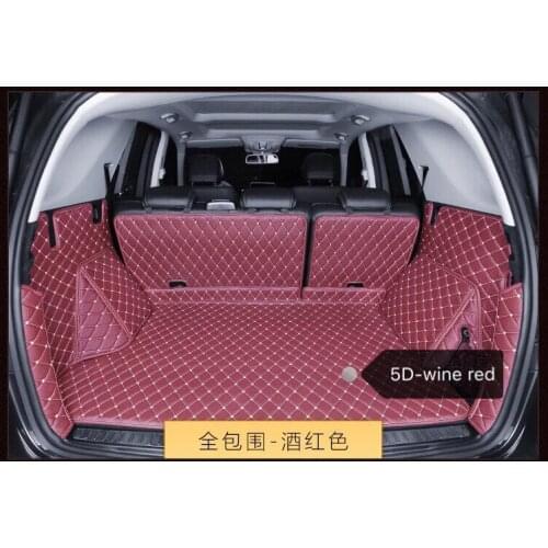 Leather Car trunk mat cargo carpet for porsche Macan Cayenne Panameraa custom fit