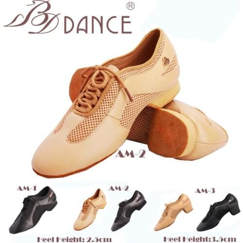 BD dance shoes ballroom dance Shoes for men and women AM-1 AM-2 AM-3 Latin Dance shoes two point sole teachers trainning shoes