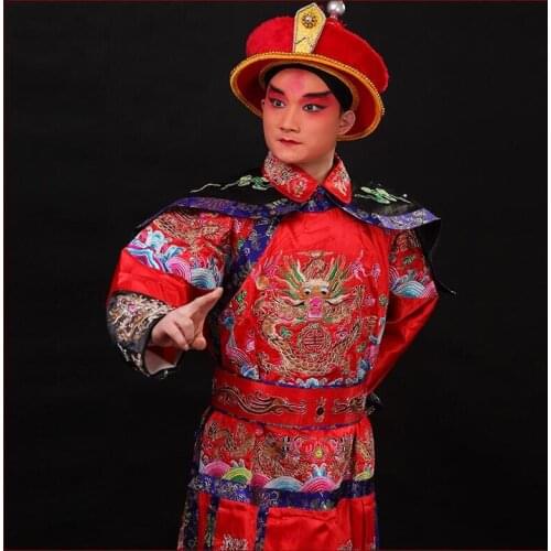 High quality Peking opera Emperor Yongzheng Qianlong Kangxi imperial Qing Dynasty Dragon Robe performance Costume very good