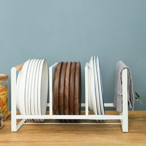 Simple Dish Bowl Draining Storage Rack Portable Household Desktop Tableware Holder Kitchen Utensils
