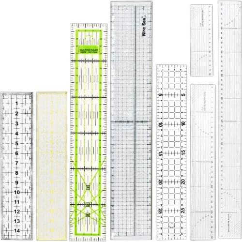 5*30cm Clear Sewing Ruler Patchwork Ruler with Grid Lines Tailor Yardstick Cutting Quilting Ruler DIY Sewing Accessories Tools
