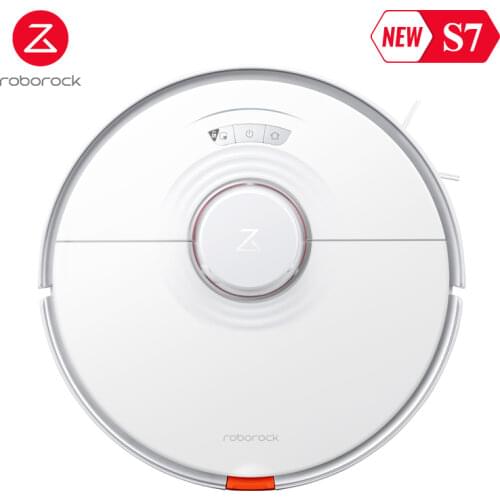Roborock S7 Robot Vacuum Cleaner Sweep and Wet Mopping 2500Pa Poweful Suction Smart Planned WiFi APP Control Auto Recharge