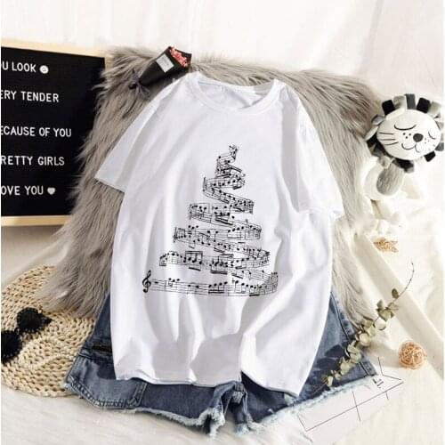 Girls Tops Music Festival T-shirt Printed Harajuku Graphic Hot Selling T Shirts ladies summer casual T-shirt