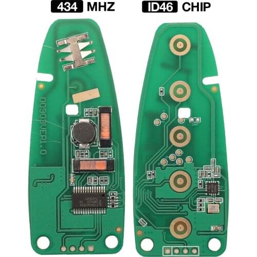 Kutery 434MHZ ID46 PCF7953 Chip Smart Remote Control Car Key Circuit Board For Ford Edge Escape Explore Flex Taurus 2011-2015