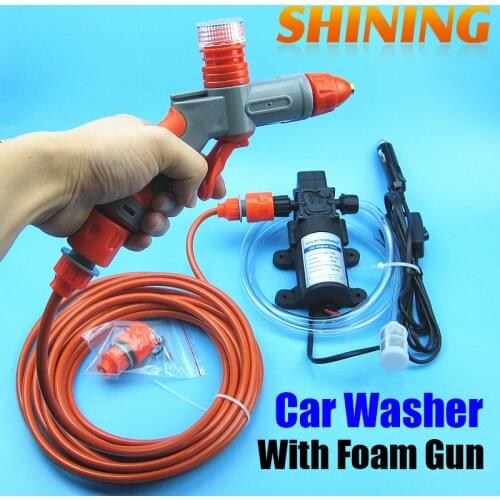 Factory Direct 12V Car Wash Washing Device Car Washing Washer Machine Cleaning Pump High Pressure Water Pump Car Cleaner Device