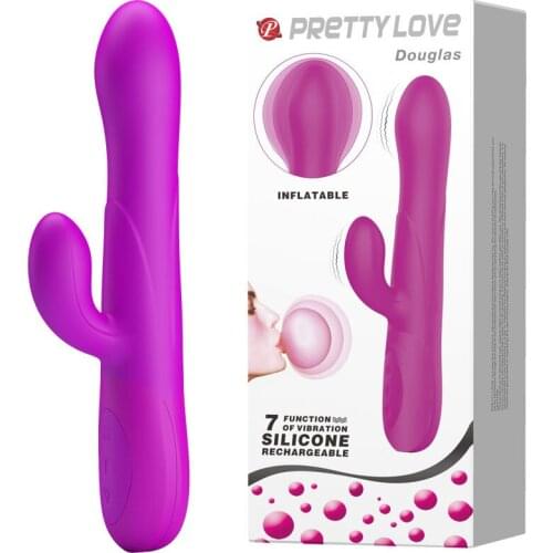 Prettylove Vibrator Rechargeable G spot inflatable Vibrating Massager Sex Toys for woman Adult Erotic Toy Sex Products for women