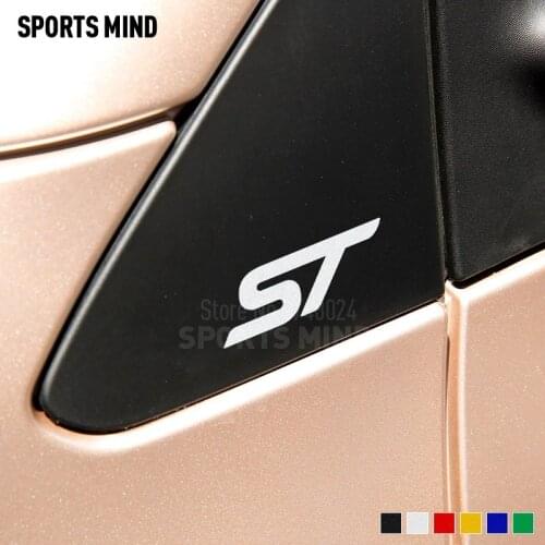 10 Pairs Sports Mind ST Car Sticker Decal Car Styling For OPEL SEAT HONDA TOYOTA KIA Ford Focus 2 Mk2 BMW AUDI Lada Accessories