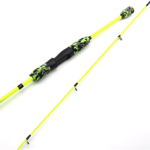 1.68M 2 Sections FRP Spinning Rod Lure Wt10-20g Weight Fishing Pole Travel Rod Fishing Tackle vara de pesca de bambu
