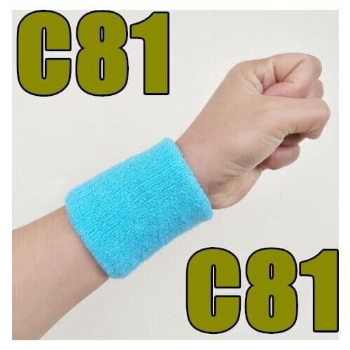 2019 Q3 BC81 Blue New style Wrist set Arm sleeve Sweat absorbent sports towel wrist protector BC 81