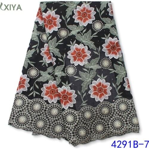 Embroidery African Cotton Lace Fabric Popular Swiss Voile Lace in Switzerland Nigerian Dry Laces Fabrics for Wedding APW4291B