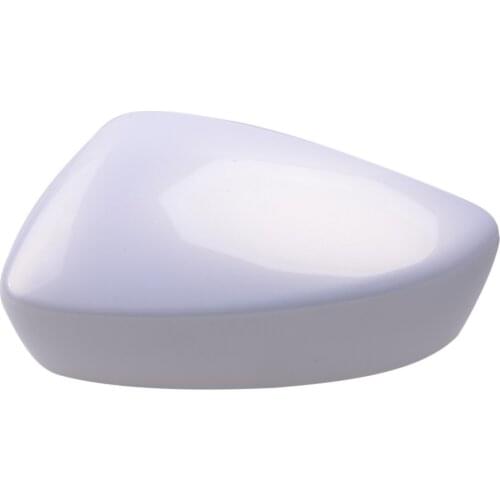 Car Front Left ABS White Side Mirror Cover Cap Decoration Fit for Mazda 3 Sport 2017 2018 2019