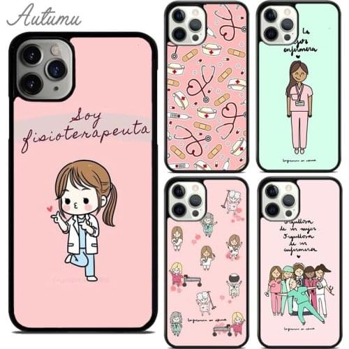 Doctor Nurse Medical Medicine Health Phone Case for iPhone 11 12 Pro Max mini X XR XS SE 2020 5 6S 7 8 Plus Galaxy S9 S10 Cover