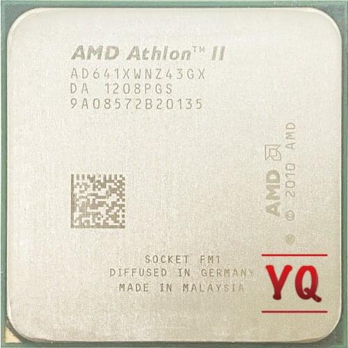 AMD Athlon II X4 641 2.8GHz Quad-core CPU Processor AD641XWNZ43GX Socket FM1