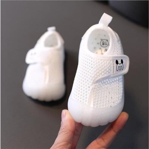 Baby Spring and Summer Mesh Toddler Shoes 2021 Soft Soled Breathable Boys' Walking Shoes Girls' Sports Shoes