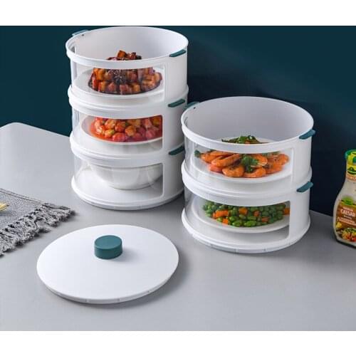 Household Kitchen Refrigerator Transparent Sealed Stackable Food Insulation Cover Dustproof Vegetable Cover Storage Box