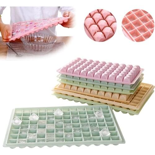 60/96 Grid Ice Mold Square Bar Drink Maker No Cover Ice Cream Creative Cube Mold Cube Box Big Mold kitchen Tools