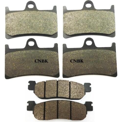 F+R Disc Brake Pads Set fit YAMAHA 1000 YZF R1 YZF1000 R1 YZFR1 2002 - 2003 Front Rear