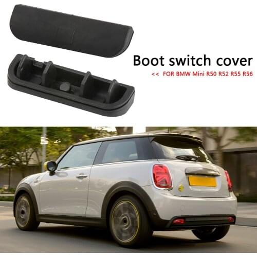 For BMW Mini R50 R52 R55 R56 Tailgate Handle Switch Cover Button Cap Rear Trunk Tail Gate Switch Button Cover Auto Accessories