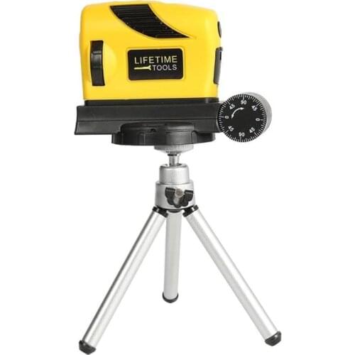 2 Lines 1 Points Meter Laser Level Instrument Self-Leveling Horizontal&Vertical Cross Line Red Beam Portable Mini Level Meter