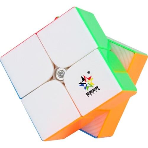 YuXin Little Magic 2x2 Magnetic Magic Cube Speed Little Magic 2x2x2 Magic Cube 2Layers Speed Cube Professional Puzzle Toys