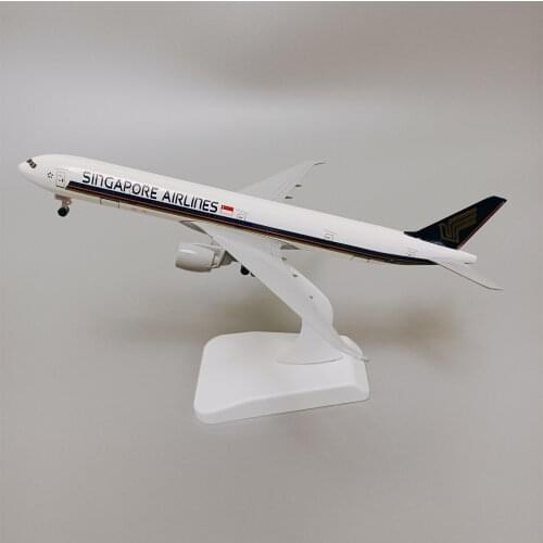 19cm Alloy Metal AIR Singapore Airlines Boeing 777 B777 Airplane Model Airways Plane Model W Wheels Landing Gears Aircraft