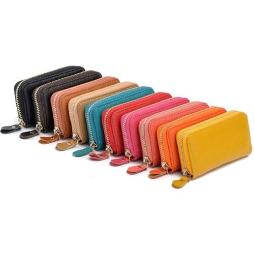 Fashion women genuine leather key bag key holder men key wallet new arrival colors