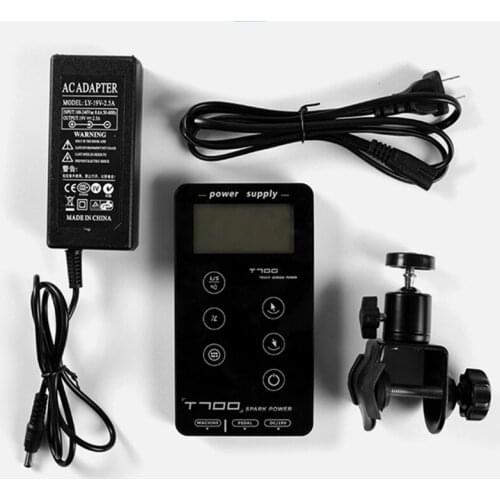 New Arrival SPARK T700 Digital LED Dual Tattoo Power Set UPGRADE Touch Screen Intelligent Tattoo Power Supply