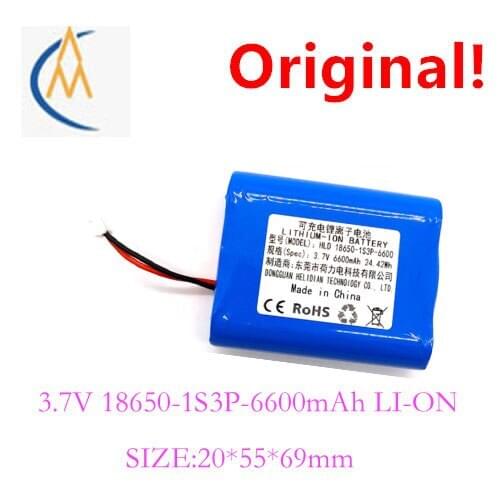 Original genuine 18650 lithium rechargeable battery 6600mAh 3.7V 3 parallel audio toy equipment instrument circuit board with pl
