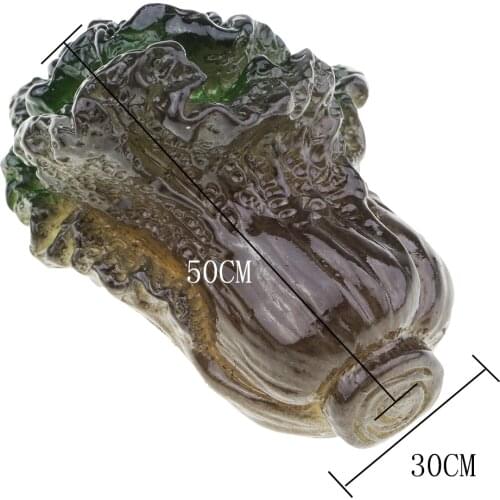 Resin Discoloration Tea Pet Cabbage Shaped Tea Tray Accessories Tea Ceremony