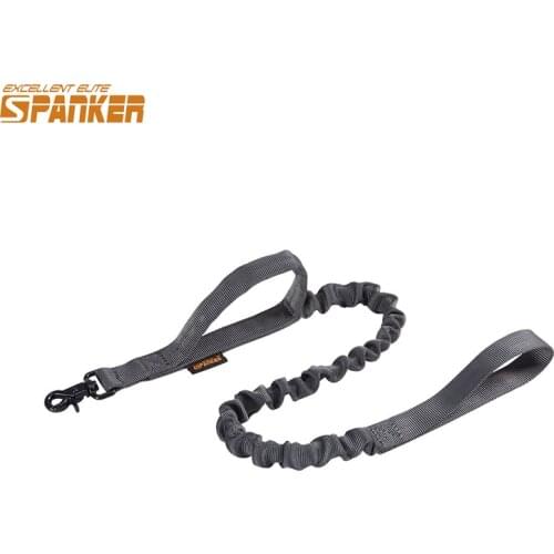 EXCELLENT ELITE SPANKER Tactical Dog Leash Bungee Leash Training Dog Rope Working Strong Dog Leash for Medium and Large Dogs