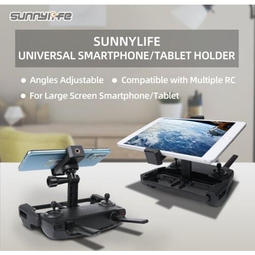 Sunnylife Remote Controller Smartphone Holder Tablet Mount with Neck Strap Adjustable Angle for DJI Mini SE/Air 2S/Mavic 2