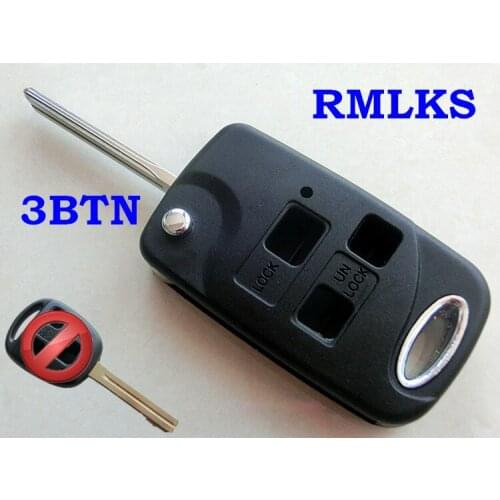 RMLKS Folding 2 3 buttons Flip Remote Cey Case Shell Fit For Lexus IS200 GS300 RX300 LS400 TOY48 Blade