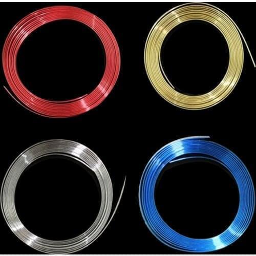 Car Styling 5M DIY Flexible Interior Decoration Moulding Trim Strips Stickers FOR Haima 3 7 M3 M6 S5 JAC J2 J3 J4 J5 J7 S1 S3