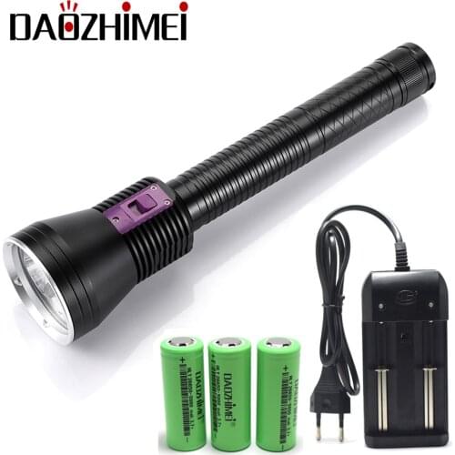 Super Bright 3*XHP70.2 Professional Diving Flashlight Yellow light LED Underwater Headlight Tactics Outdoor Dive Hunting Fishing