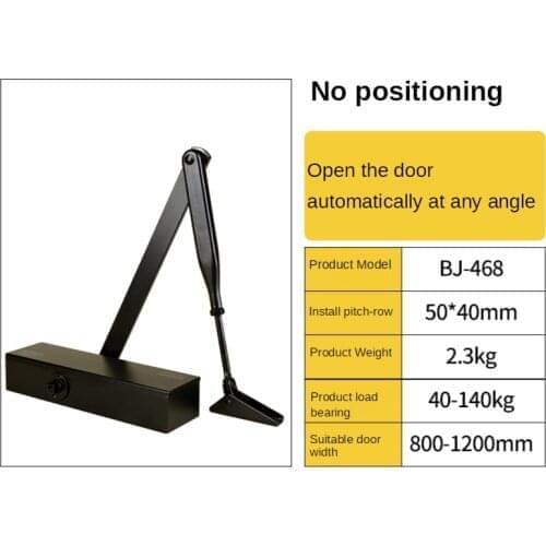 Heavy duty hydraulic buffer door closer household and commercial load-bearing 140 kg chute multi-function load-bearing spring