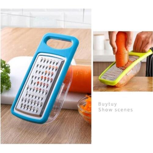 Cheese Grater Potatoes Carrot Planer With Box Vegetable Tool Home Multifunctional Stainless Steel Grater Kitchen Accessories