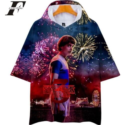 New Stranger Things 3d hoodie sweatshirt men/women Horror TV series Stranger Thing 3D Hooded streetwear Harajuku Clothes