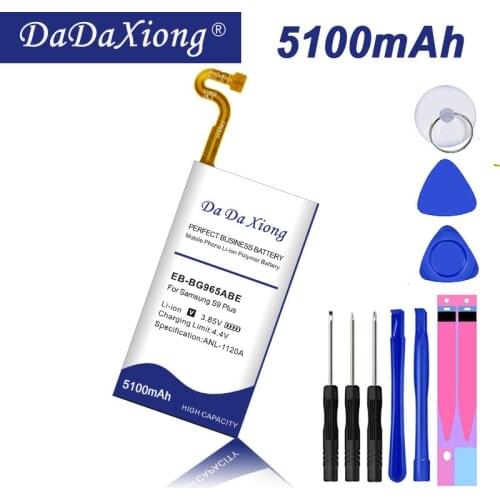 EB-BG965ABE high capacity Replacement Battery For Samsung GALAXY S9 Plus G9650 S9+ G965F EB-BG965ABE Phone Battery 4750mAh